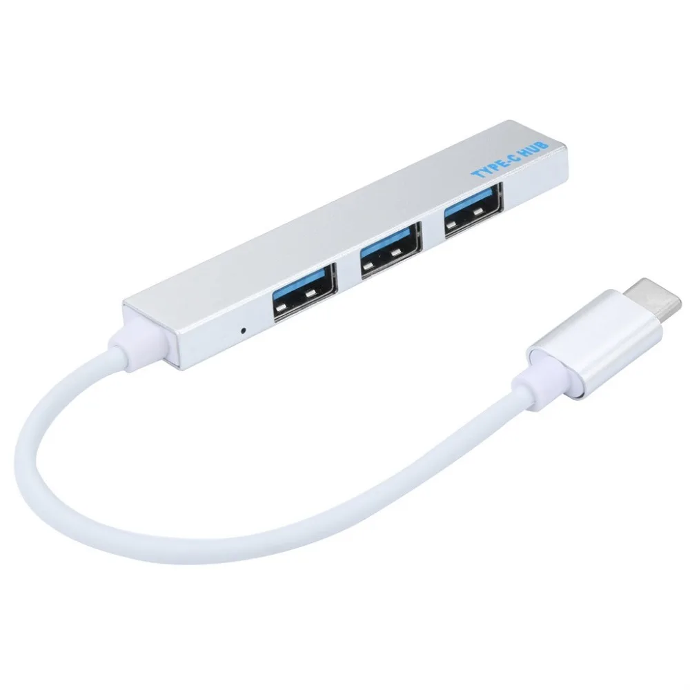 Новое прибытие высокое качество тип c до 4 usb хаб экспандер ультра тонкий мини порт