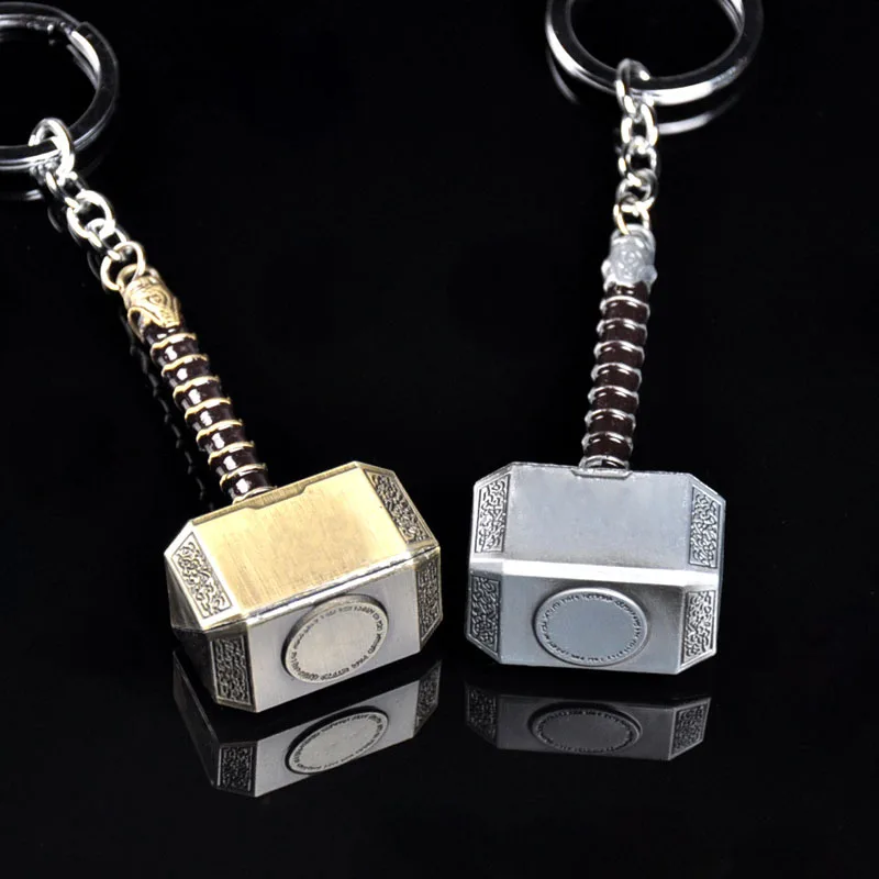 Брелок Infinity War Avengers 3 Марвел Тор Mjolnir серебристый металлический Молот thor Odinson