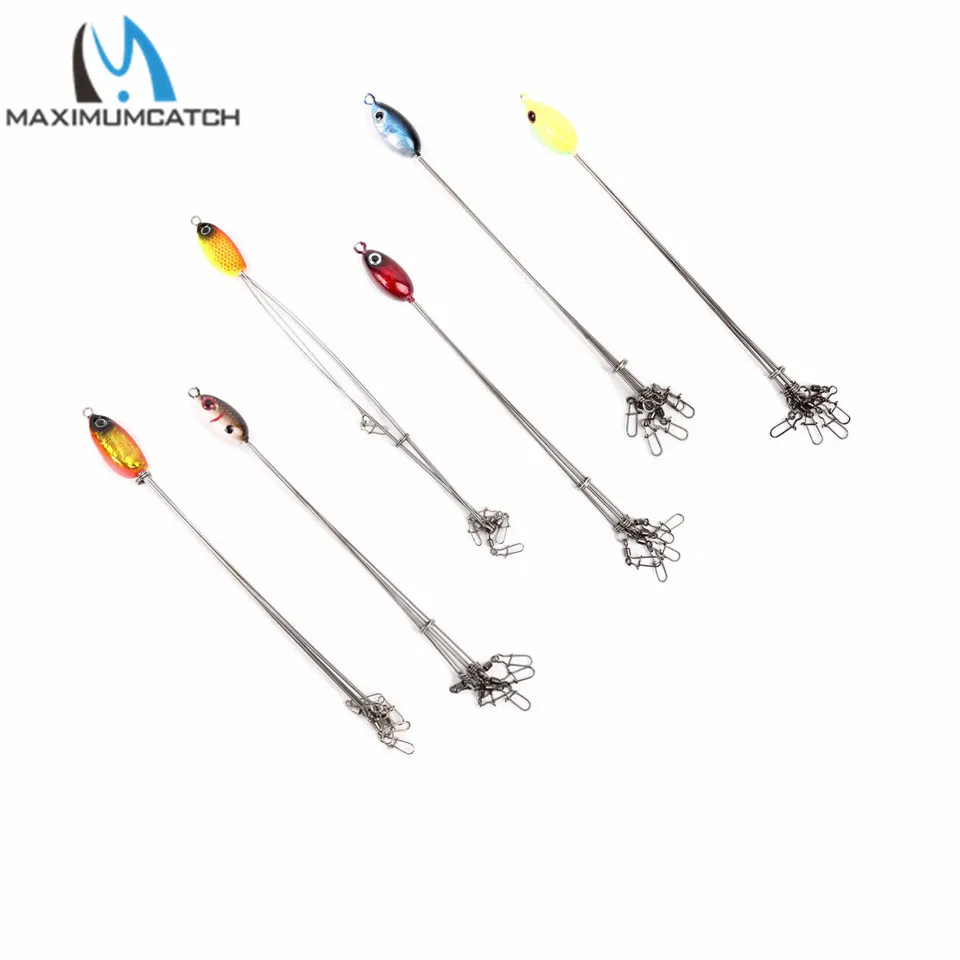 Maximumcatch 2 шт./лот 24 см/10 г свинцовая головка 5 Arms Alabama Rig приманка для окуня