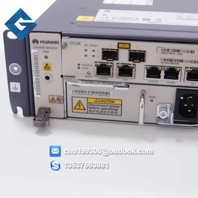 Huawei DSLAM SmartAx MA5616 10GE EPON CCUE master + MABB Frame PAIB power board | Мобильные телефоны и аксессуары