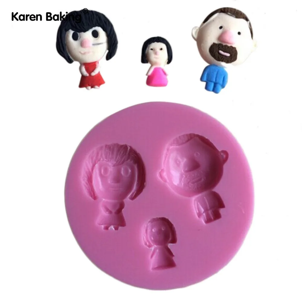 Happy One семейная форма помадка формы для торта инструменты украшения