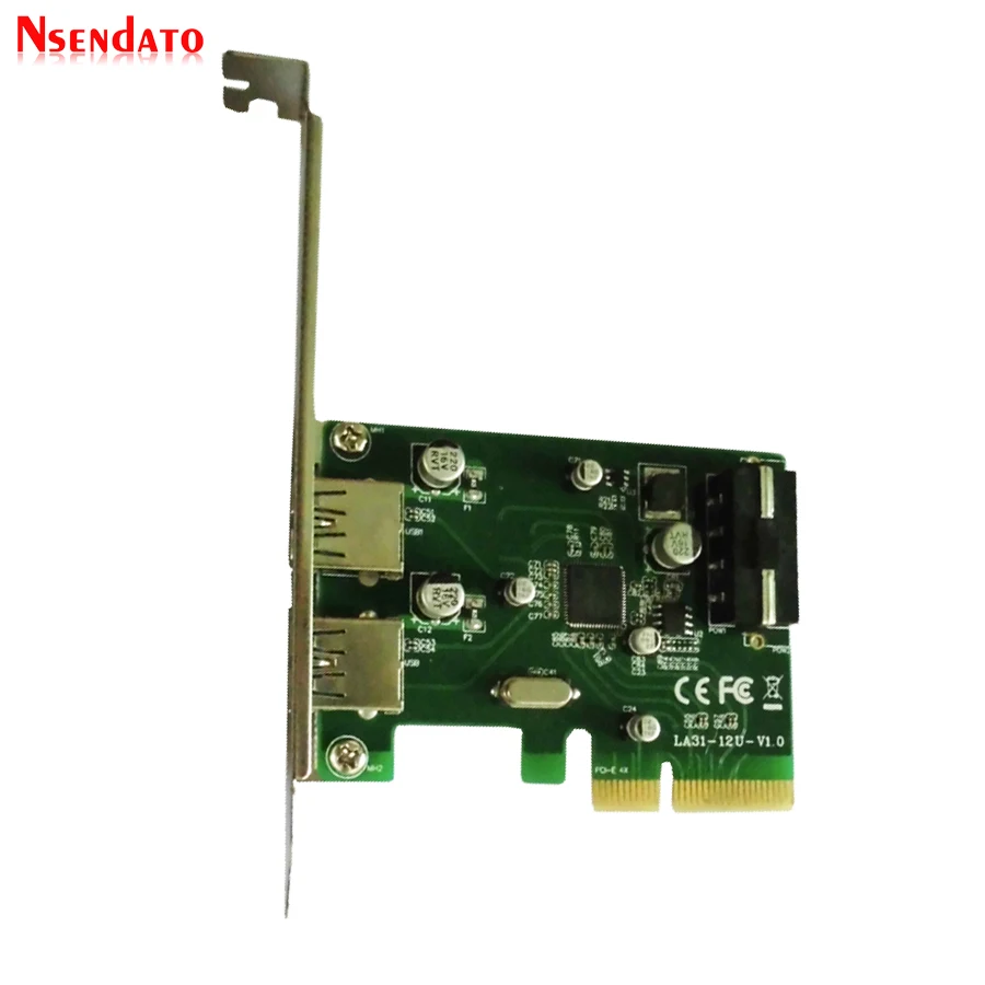 Новая 2 порта USB 3 1 Тип C PCI экспресс карта E express x4 для USB3.1 ExpressCard адаптер Поддержка