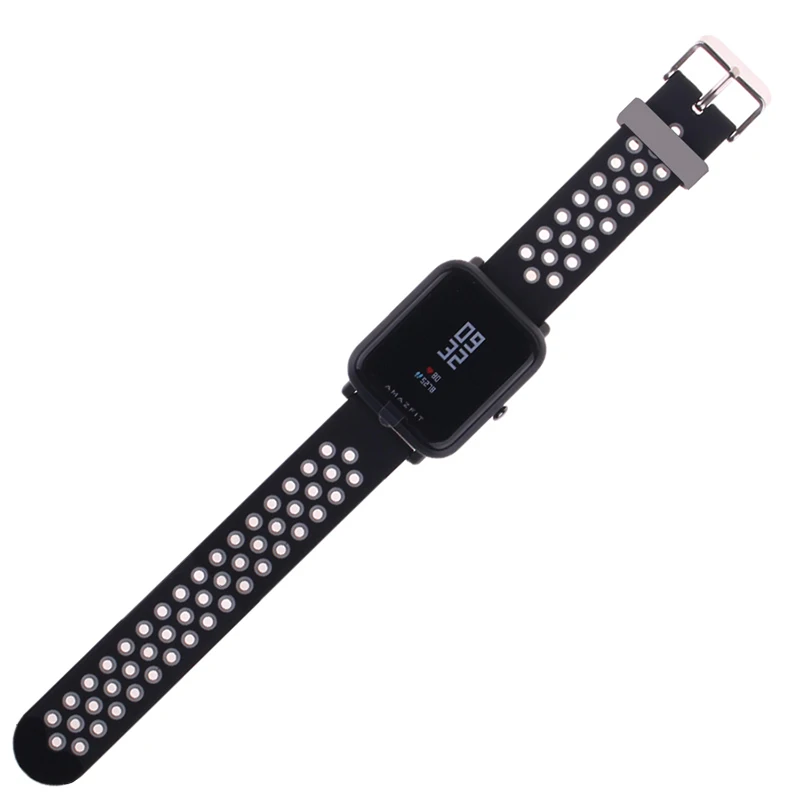 

Smart Strap For Samsung Gear Sport S2 watchbelt Silicone Watchstrap for Xiaomi Huami Amazfit Bip BIT Lite Youth Sport Watchband