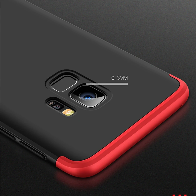 Tendway полная защита 3 в 1 чехол для samsung Galaxy S9 плюс Футляр матовый телефона galaxy