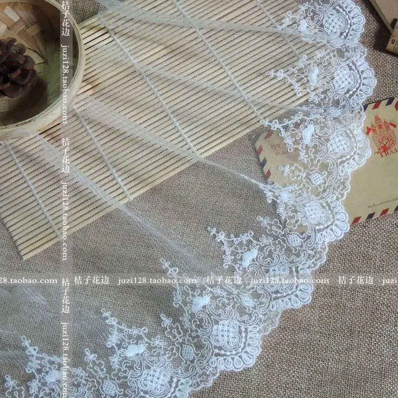 5 ярдов/партия сетчатая кружевная ткань ширина 16 см | Дом и сад