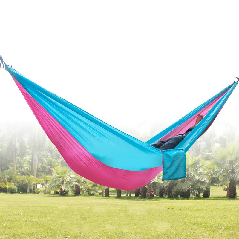 

Travel for ultra light outdoor portable hammock double parachute cloth indoor dorm swing mountaineering leisure camping