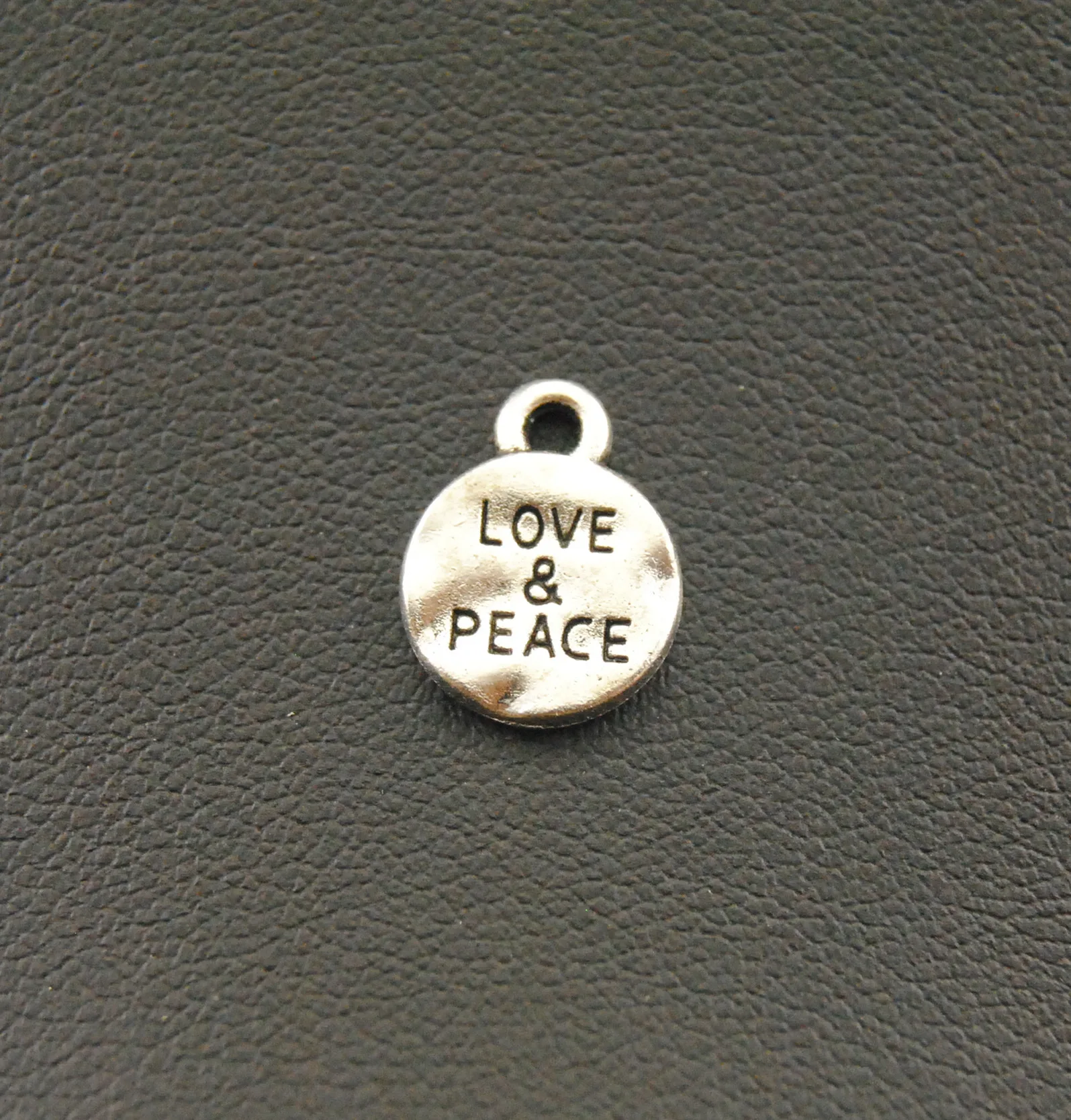 15 шт. серебряные круглые подвески для браслета|peace charm|antique silvercharms jewelry making |