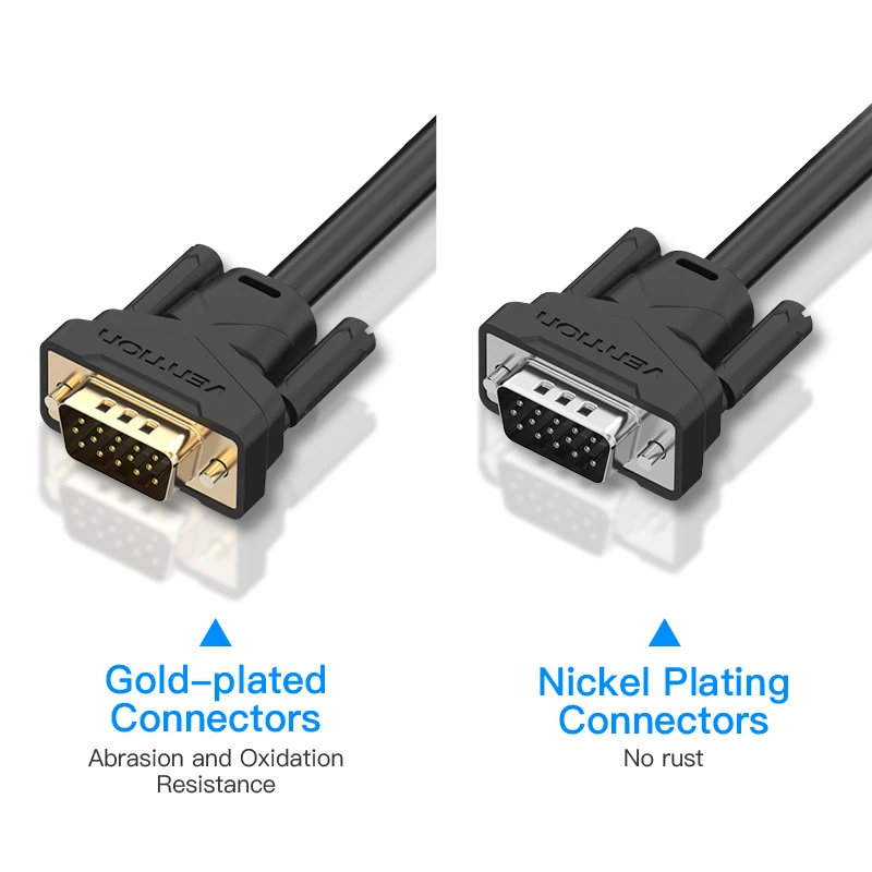 Vention 1080P VGA кабель папа Цифровой Видео 8 м 5 3 2 1 для HDTV проектора монитора