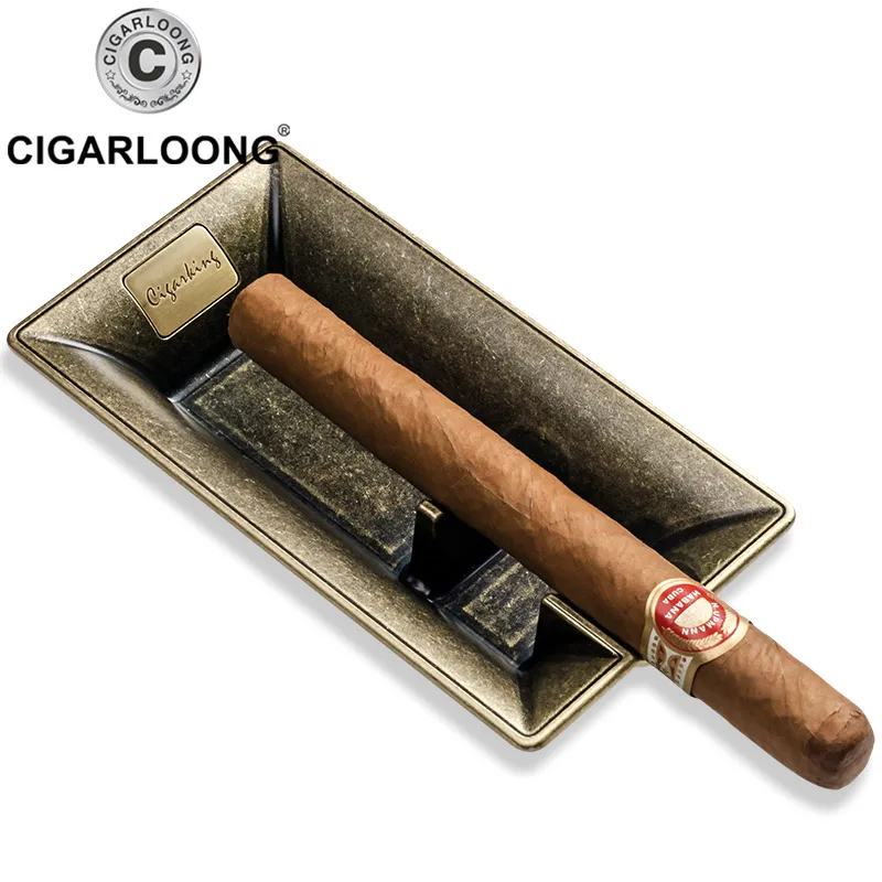 

Mini Smoking Metal Pocket Cigar Holder Cigar Ashtray Holds 1 Cigar