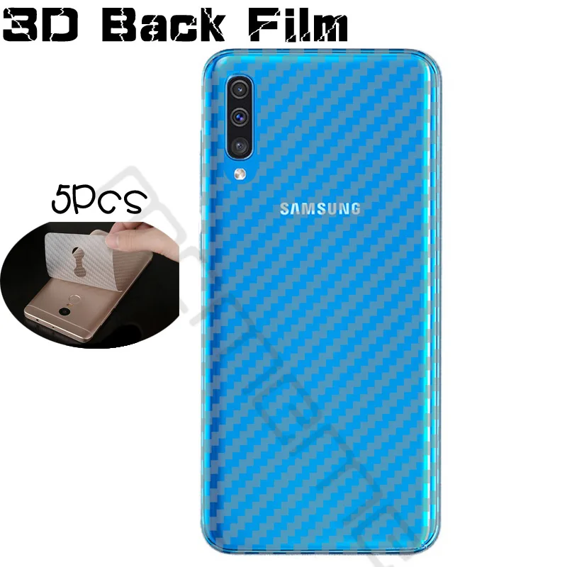 3D защитная задняя пленка из углеродного волокна для Samsung Galaxy A10 A30 A50 Защитная |