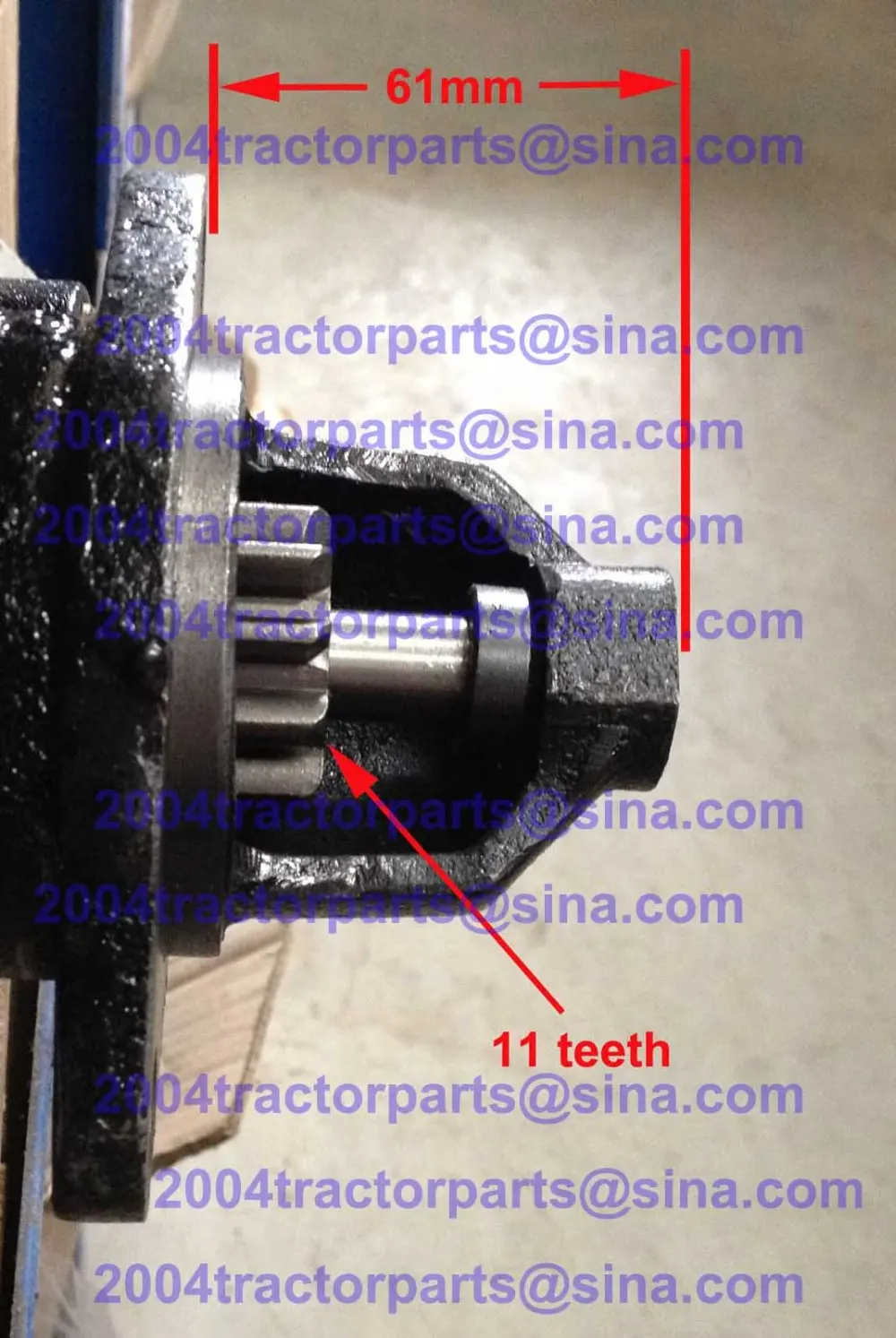 QD100C3 Starter (385T-1-12300) for Yangdong Y380T &amp Y385T diesel engines and Xinxiang TY290X engine | Generator Parts Accessories