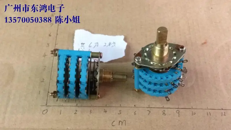 Оригинальный новый 100% Тайвань мульти группа переключатель 3 слой 6 ножа 2 передач