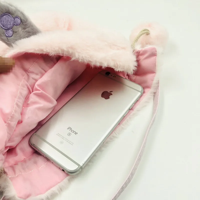 Японский аниме Пасхальный Duffy Bear stellalou Rabbit Плюшевый Рюкзак Мягкая женская сумка