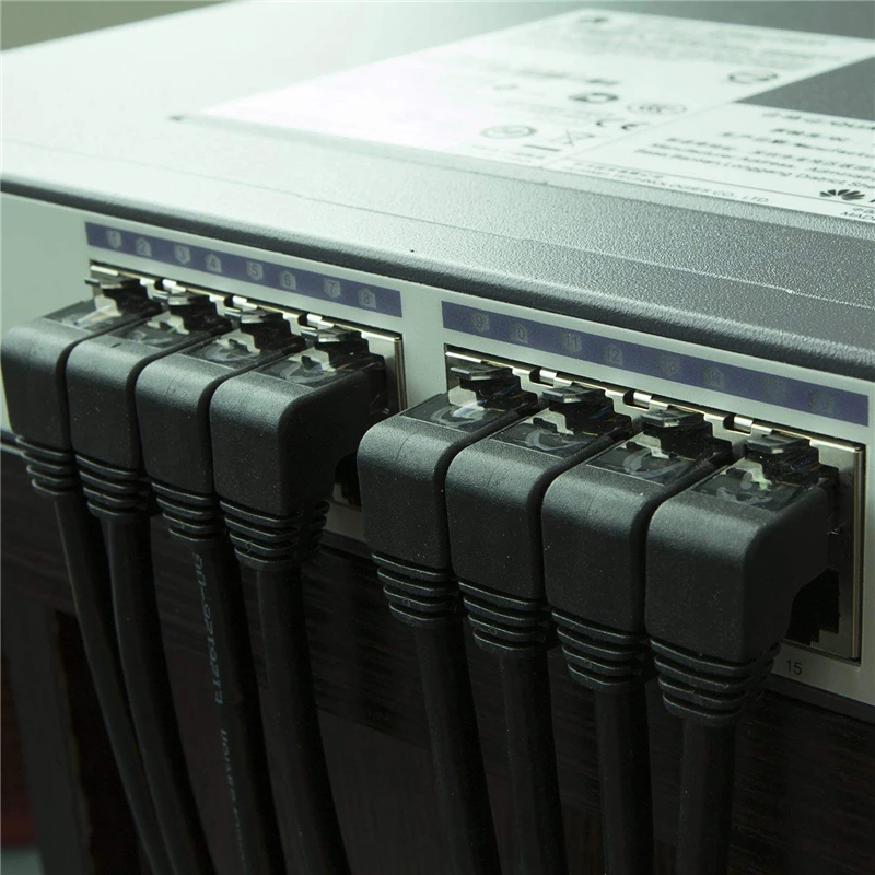Соединительный кабель Ethernet Angle CAT6 (3 3 фута) Угловой LAN с позолоченным контактом 50U