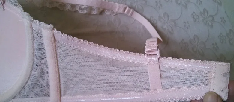 Japanese push up bras for women pink/blue color half cup convertible Princess straps plus size bra#D69BLP15 бюстгалтер