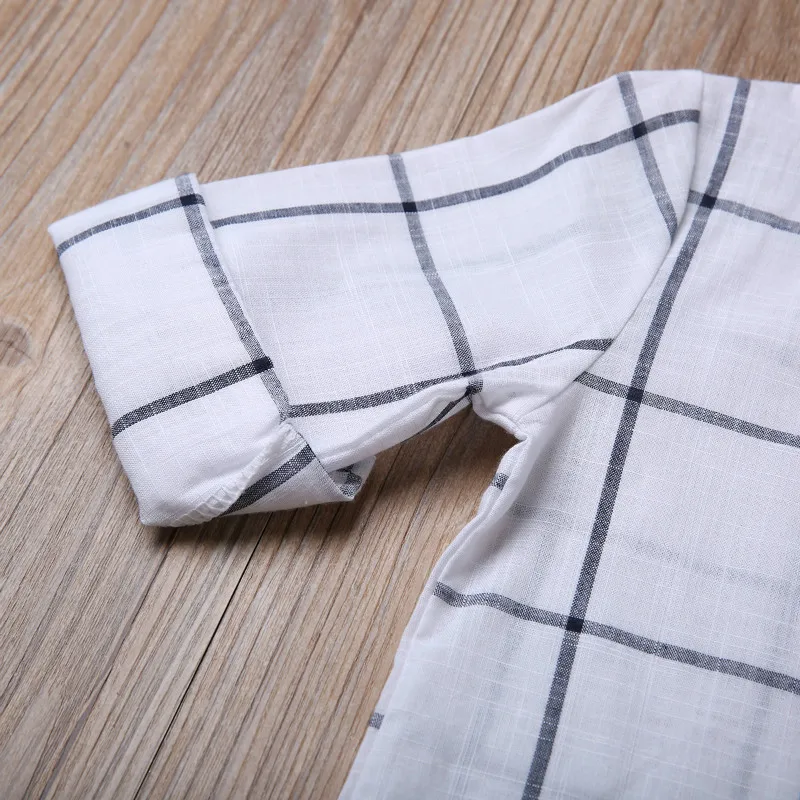 Детские рубашки Pudcoco Новое поступление рубашка для маленьких девочек на весну