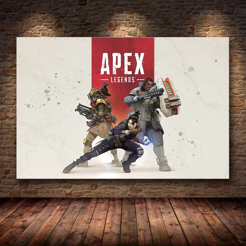 01 Без рамки игра Плакат Украшение картина из Apex легенды на HD холст картина искусство плакаты и принты - Цвет: 01