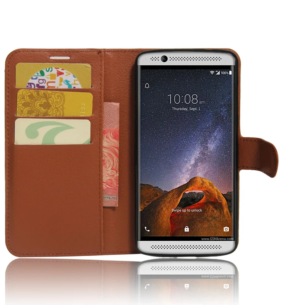 Чехол для телефона ZTE Axon Pro 7 Mini Flip Обложка на заднюю панель из искусственной кожи