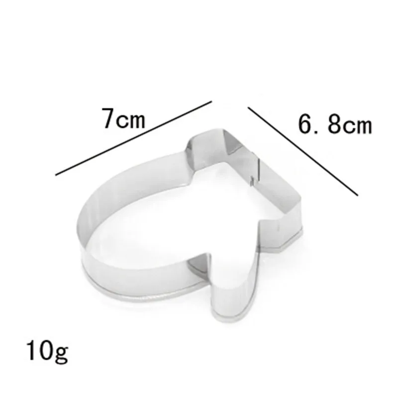 Рождественский резак для печенья кухонная перчатка выпечки форма из нержавеющей