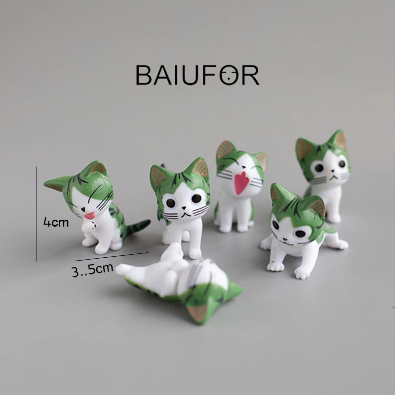 BAIUFOR животные милые кошки Акация фигурки мини сад миниатюрные террариумы