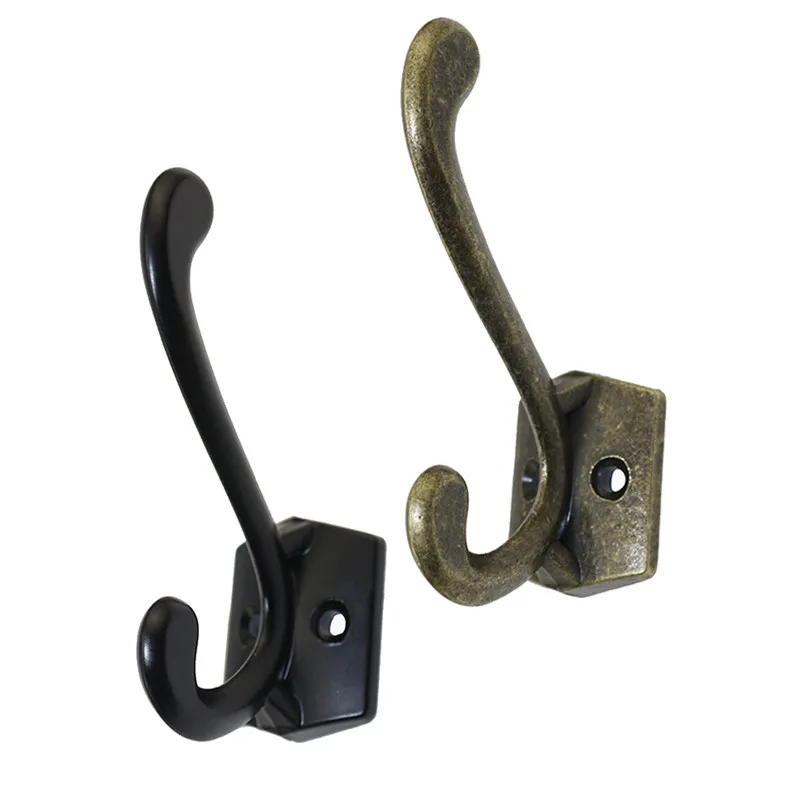 Винтаж сплав стены двери ванной вешалка-крючок для пальто мебель горшок