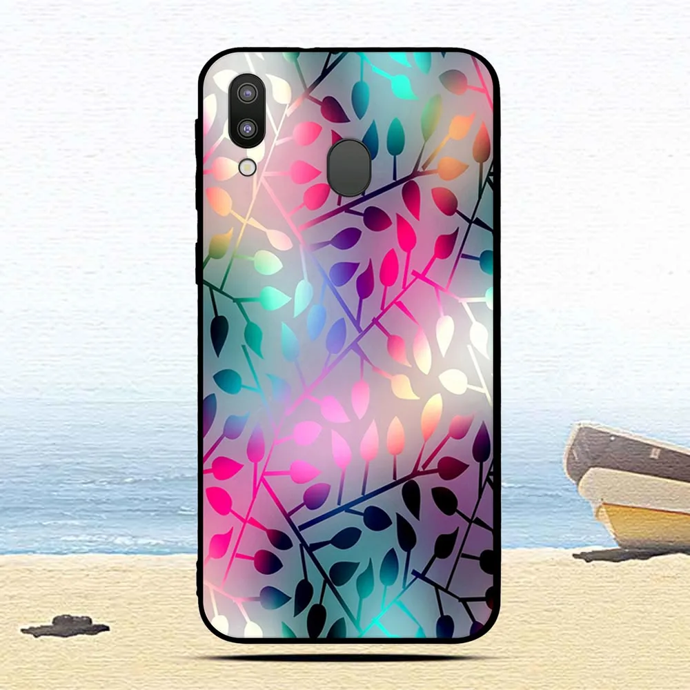 Чехол для samsung Galaxy M20 с кошкой из мультфильма, милый чехол для мобильного телефона, защитный чехол для samsung M 20, защитный чехол s Fundas - Цвет: 2