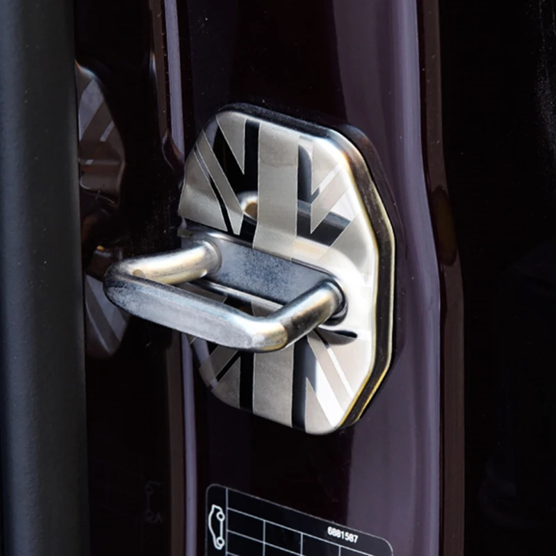 2 шт. крышка дверного замка из нержавеющей стали для BMW MINI F54 F55 F56 F57 F60 JCW