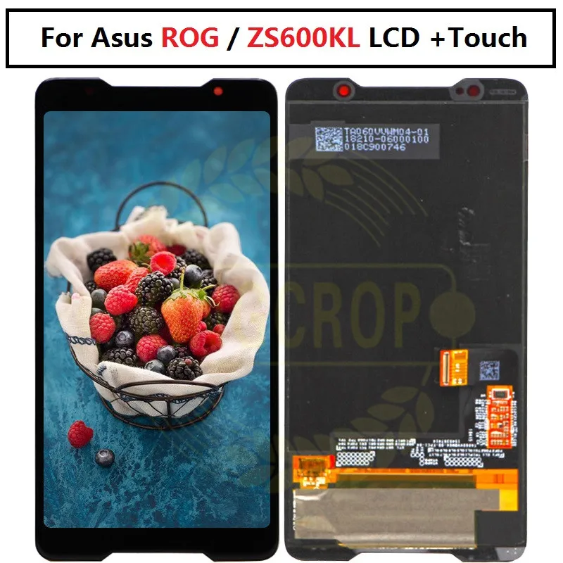 Для 6 0 &quotASUS ROG Phone ZS600KL ЖК дисплей Экран дисплея и сенсорного Панель аналогово