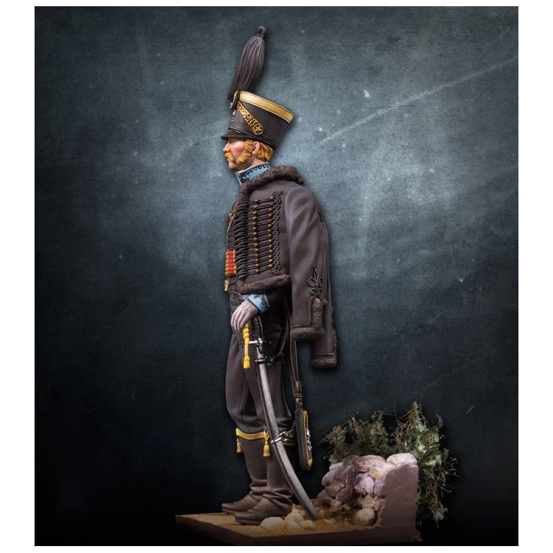 Неокрашенный комплект 1/24 75 мм миниатюрный для гаража Hussar влагалища из
