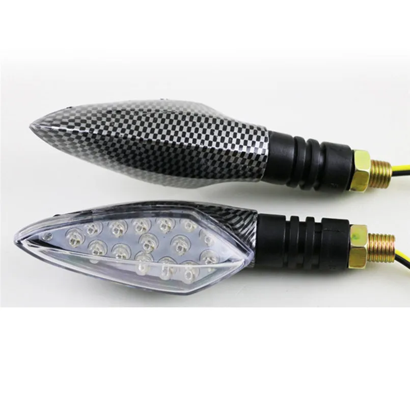 1 pair of Universal 12 LED Motorcycle Turn Signal Indicators Lights lamp 12V New Design Multicolor Lamps |