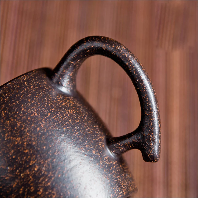 125 мл китайский стиль фиолетовая глина yixing Handgrip чайная чашка Эспрессо Кофе Молоко