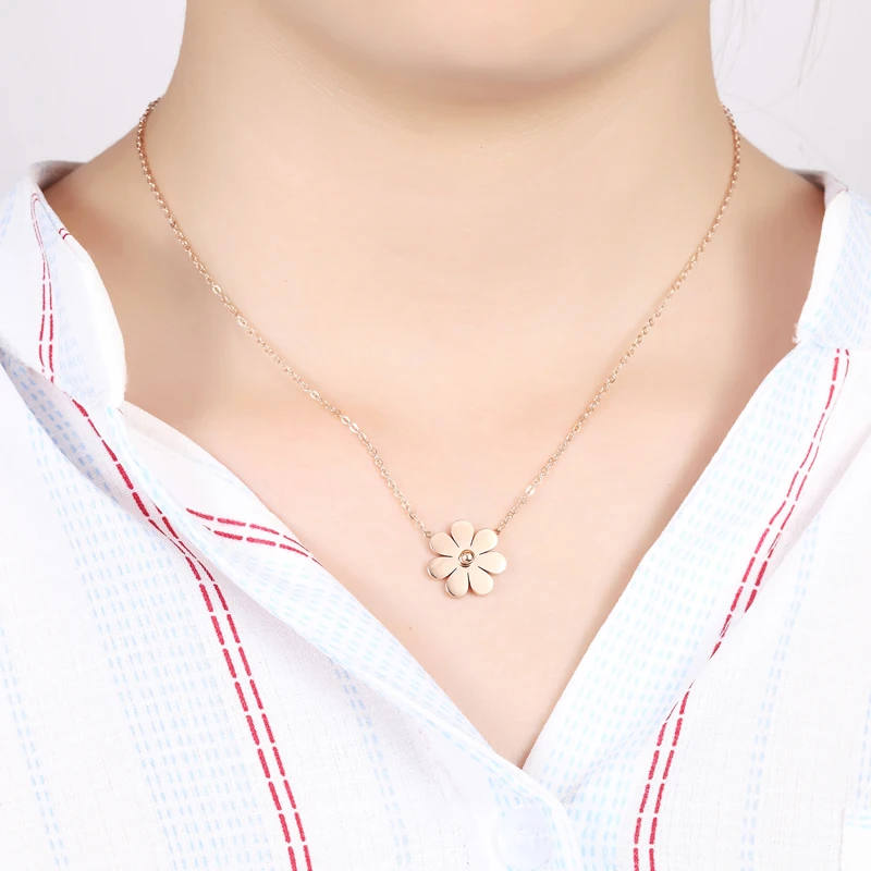 Новое поступление высококачественное ожерелье из нержавеющей стали с красивой