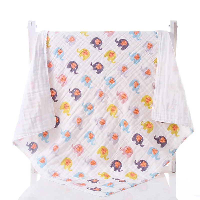 Мягкое хлопковое банное полотенце для новорожденных 90x90 см Гидрофильная ткань