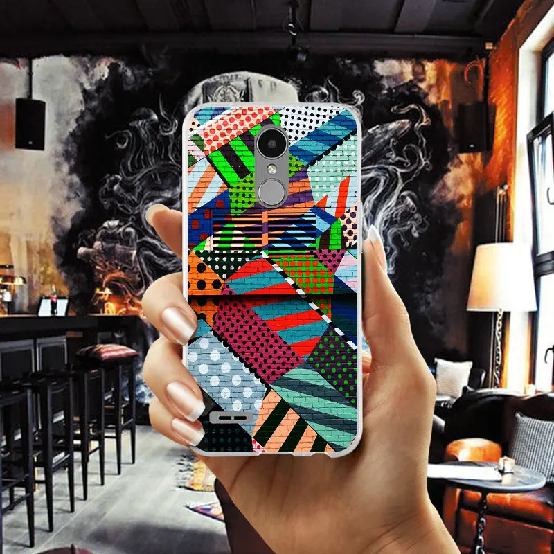 Soft TPU Phone Case for LG K4 K7 K8 K10 2017 G2 G3 Mini G4 Spirit G5 G6 V10 V20 V30 Nexus 5X Bag Graffiti Art Stripes Colorful |