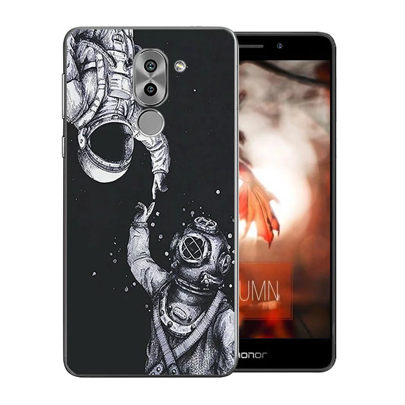 Чехол для телефона Huawei Honor 6X Мягкая силиконовая задняя крышка рисунок