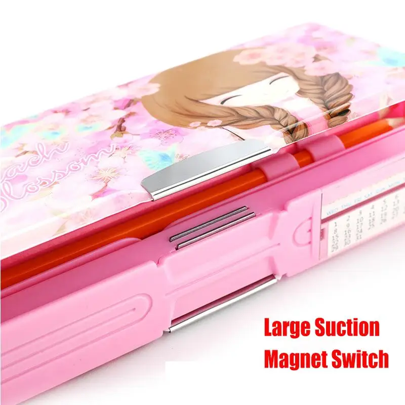 Пластиковые Мультяшные модные канцелярские принадлежности многофункциональная