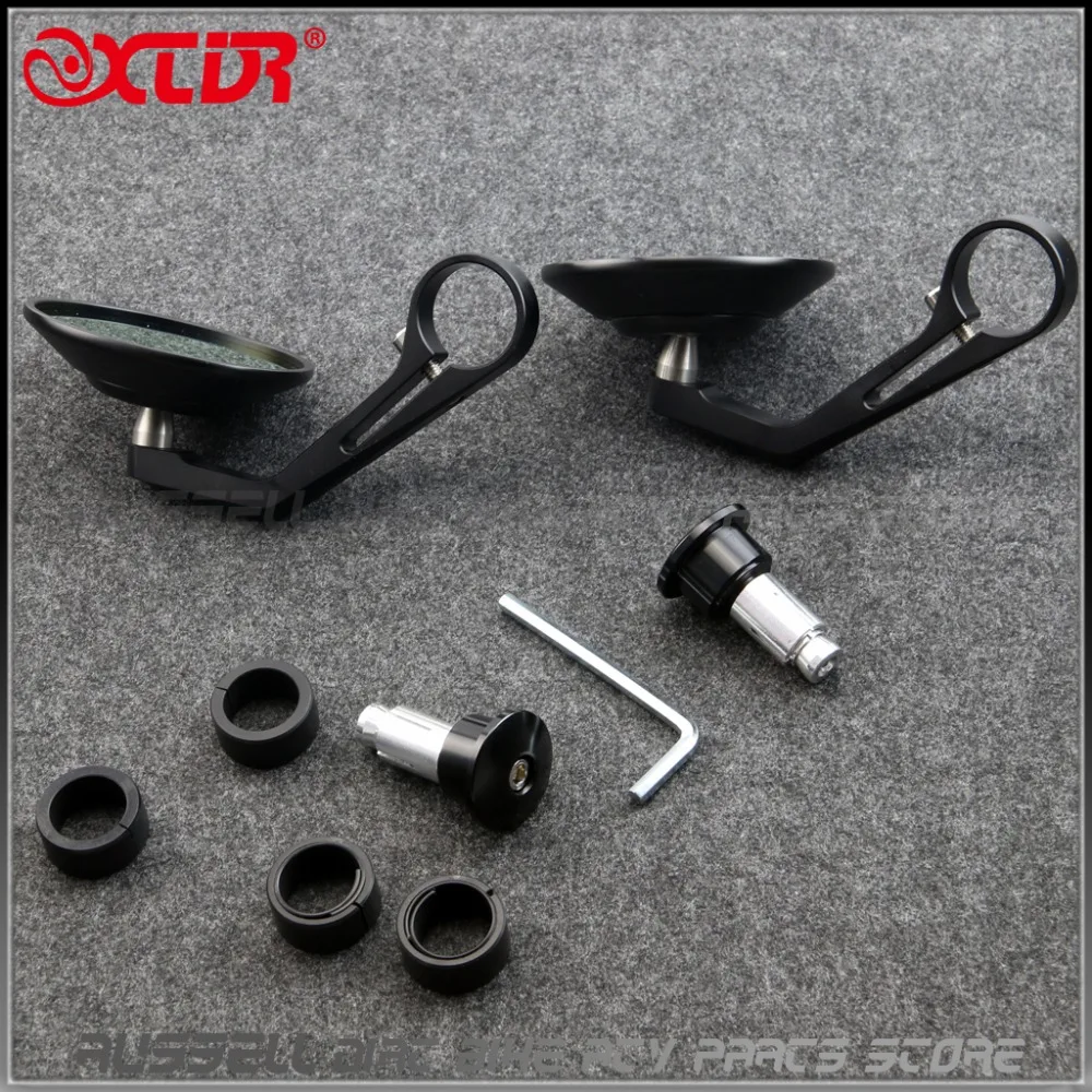 Мотоцикл с ЧПУ 7/8 &quotРучка Бар Конец кафе гонщик Ретро Зеркало заднего вида для Honda