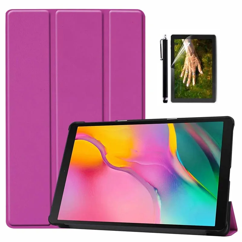 Ультратонкий резиновый смарт чехол для планшета Samsung Galaxy Tab A 10 1 2019 дюйма|Чехлы