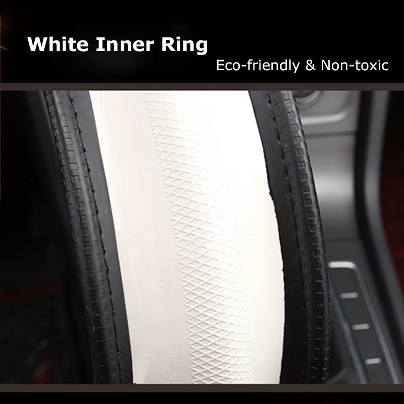 

D Shape Car Steering Wheel Cover PU Leather For Nissan Rogue Sport Hybrid 2017 - 2019 2020 Qashqai 2019 2020 Braid Cover