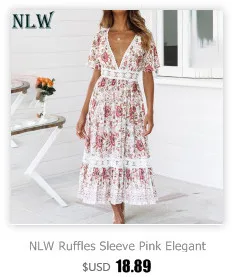 Fargeous, Пляжное, богемное, летнее,, женское платье, винтажные, вечерние, элегантное, женское платье, миди, с рюшами, зеленое, Платья Vestidos