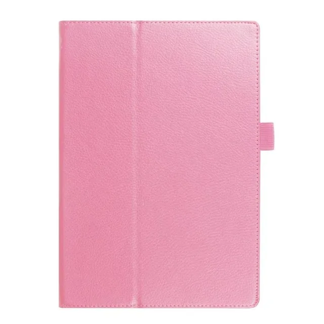 pink Складной чехол-книжка из искусственной кожи чехол для lenovo Tab P10 TB-X705F выпуск чехол-подставка для планшета P10 X705 10,1 дюймов Чехол+ пленка+ ручка - Цвет: pink