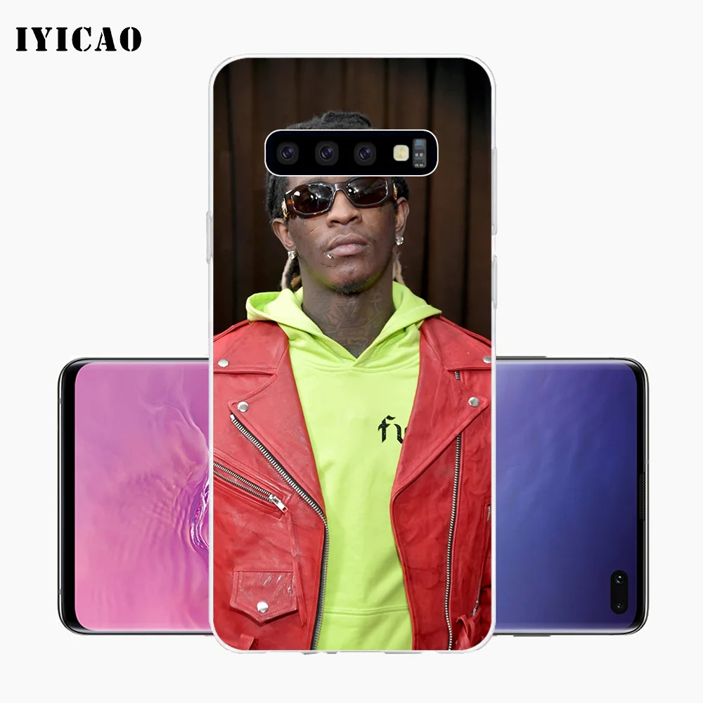 IYICAO Young Thug Rapper Мягкий силиконовый чехол для телефона samsung Galaxy S10e S10 S9 S8 Plus S7 Edge TPU