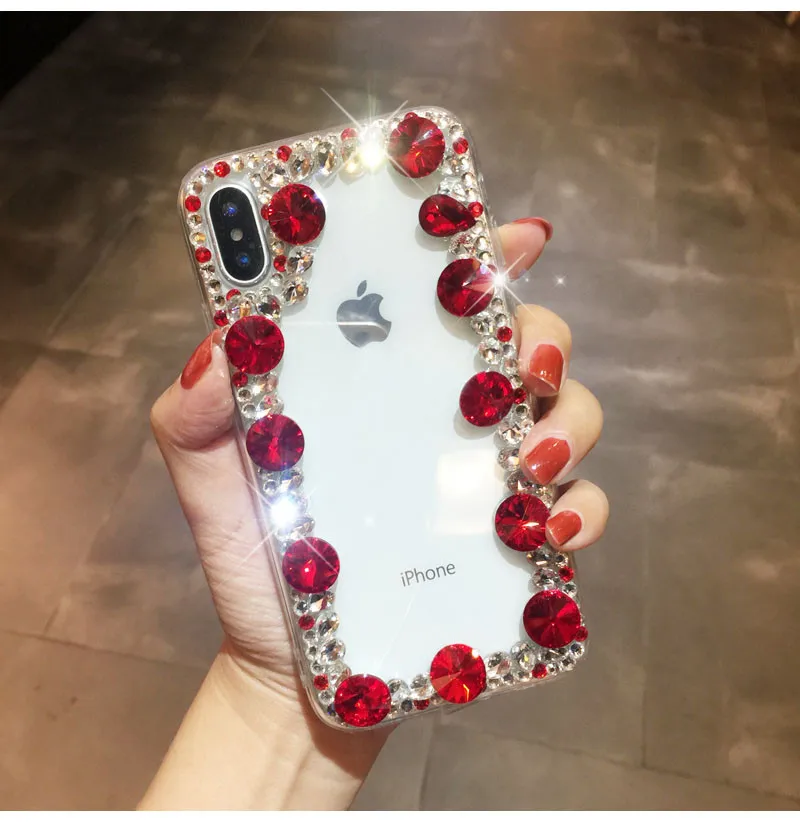 XSMYiss для Xiaomi Redmi 5 6 4X 4A 5A 6A 8A Note4 7 8 Pro чехол телефона luxuryRhinestone со стразами прозрачный