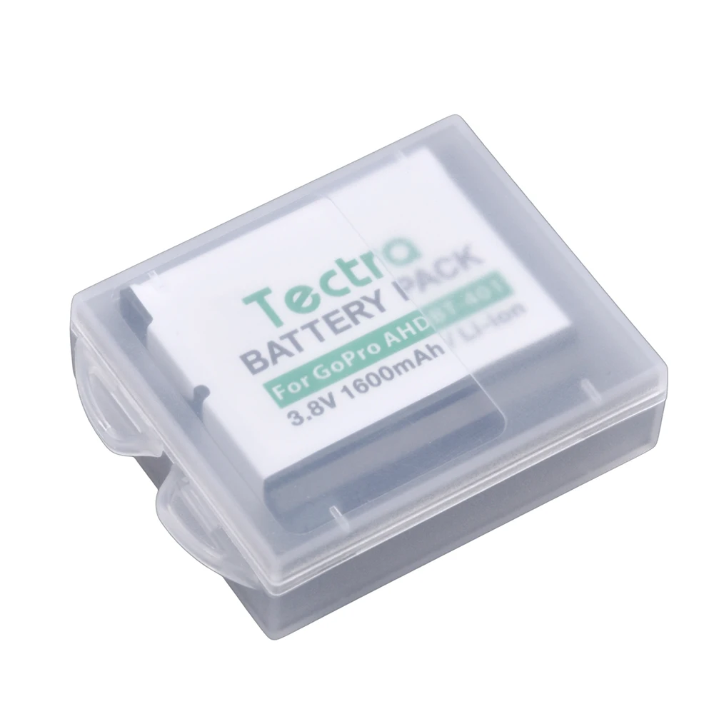Tectra 3 8 V/1600 mAh AHDBT 401 AHDBT401 литий ионный аккумулятор для экшн камер GoPro HERO4 GoPro4 AHBBP