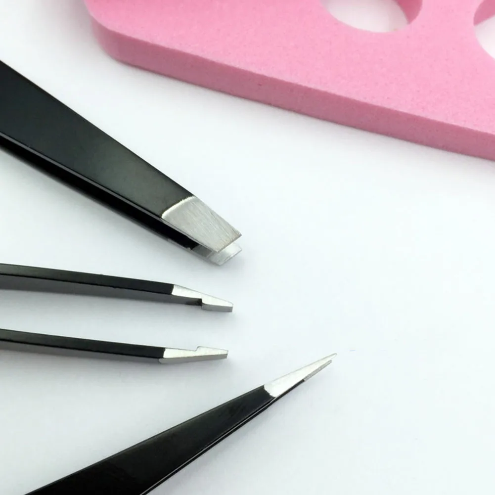 3 шт. подарочный набор пинцетов с чехлом пинцет Инструмент маленькое