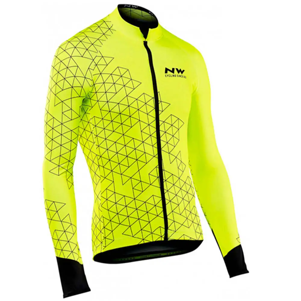 6 NW Northwave для мужчин Велоспорт Джерси с длинным рукавом Осень велосипед MTB Дорожный велосипед Топы Одежда Майо Ropa Ciclismo - Цвет: 6