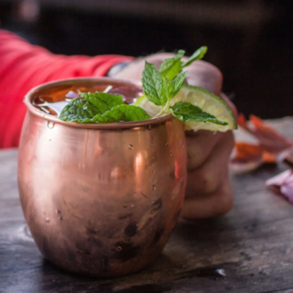 Медные простые кружки Mule food grade Bar Fabala кофейные глянцевые чашки для питья ресторан