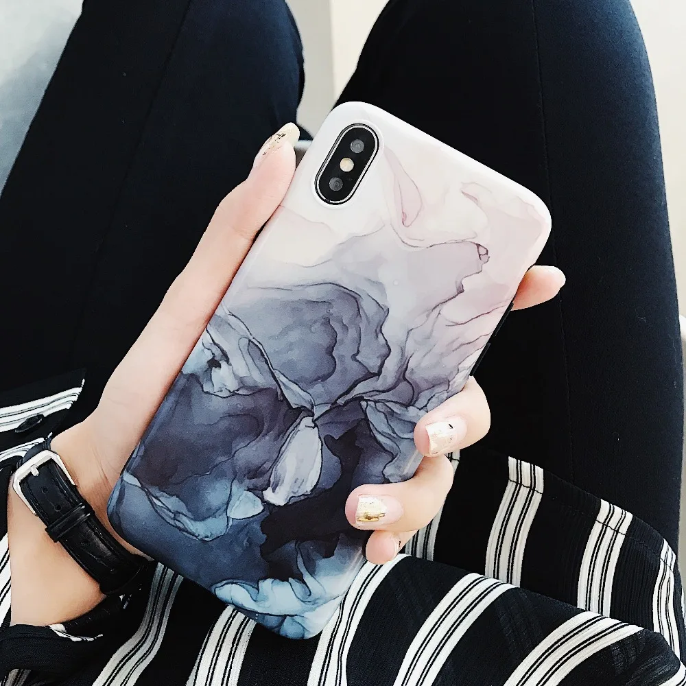 Роскошный чехол для телефона iphone XS XR Max Mountain Peak Forest Мягкий силикон IMD TPU 6 6s 7 8 Plus X |
