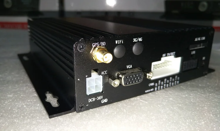 AHD 1080P gps позиционирование Автомобильный видеорегистратор 4 канала двойной SD карты мониторинга Мобильный dvr 2 млн пикселей 8~ 36 в широкий хост напряжения