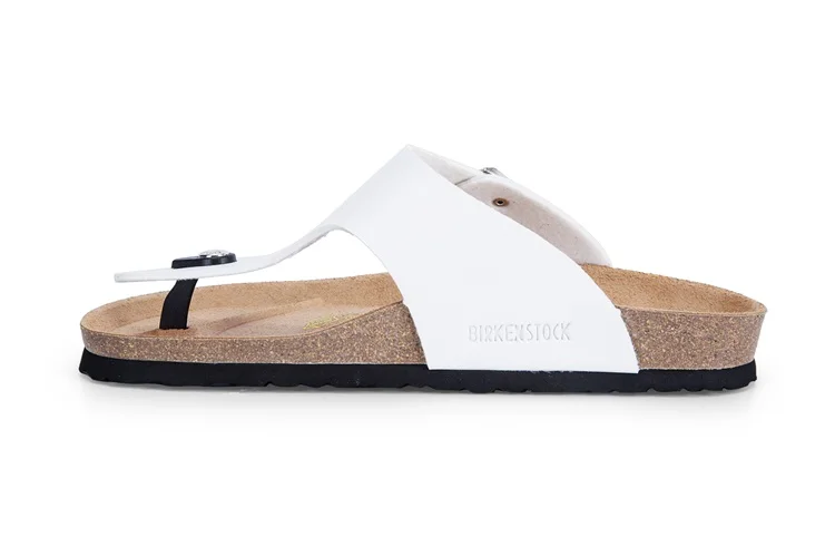 2019 оригинальные тапочки BIRKENSTOCK женские классические сандалии шлепанцы Gizeh 801